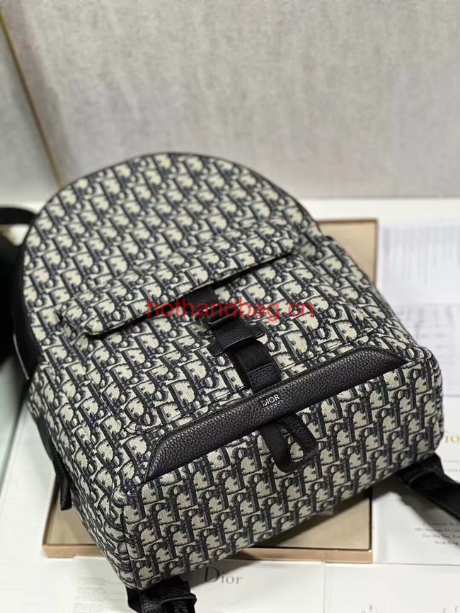 DIOR EXPLORER BACKPACK Beige and Black Dior Oblique Jacquard 1ESBA012YKY DIOR EXPLORER BACKPACK Beige and Black Dior Oblique Jacquard 1ESBA012YKY