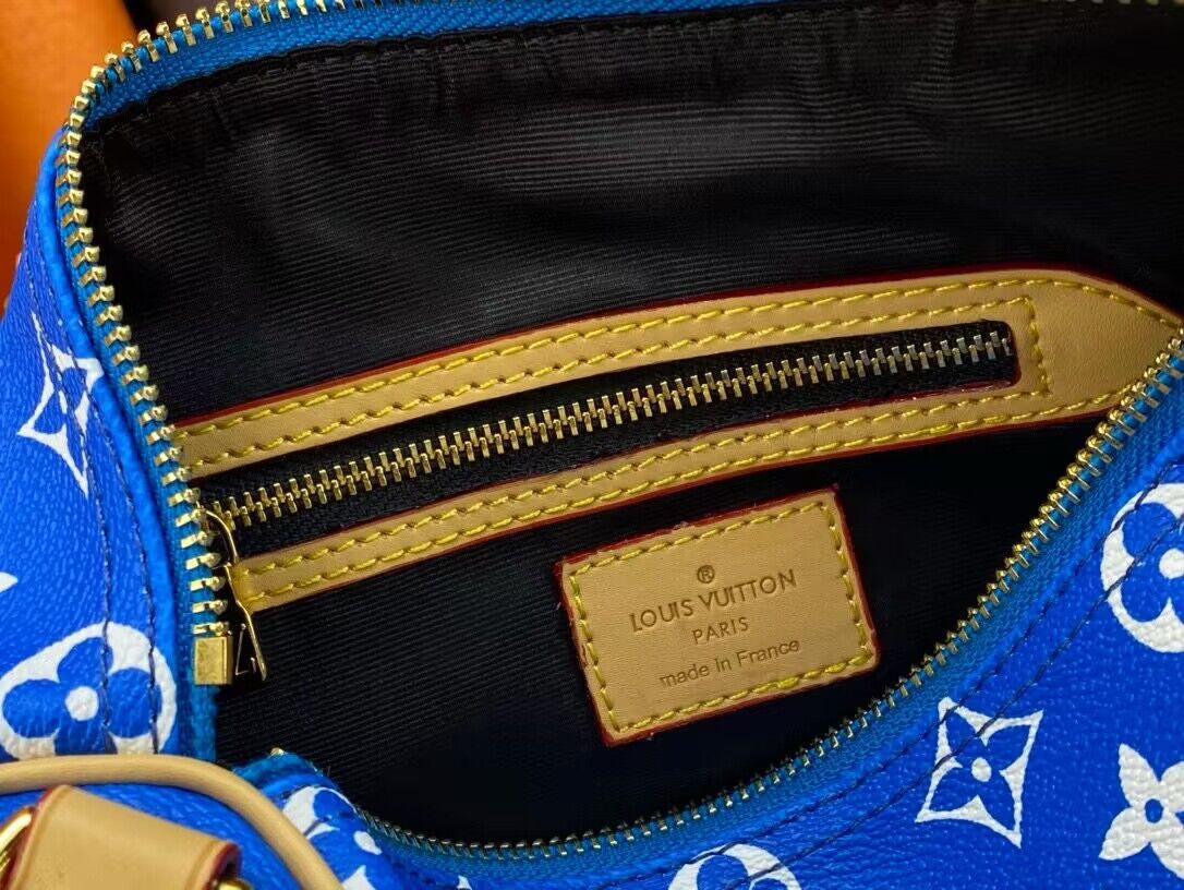 Louis Vuitton LV2024 Speedy 25 M24424 Blue Louis Vuitton LV2024 Speedy 25 M24424 Blue