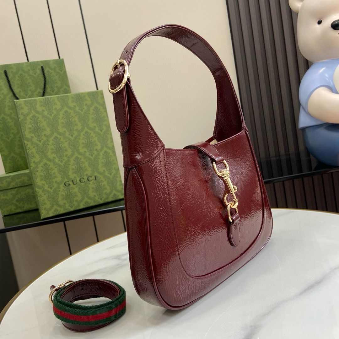 Gucci Vintage Jackie 1961 Original Leather Hobo Bag 636706 Wine Gucci Vintage Jackie 1961 Original Leather Hobo Bag 636706 Wine