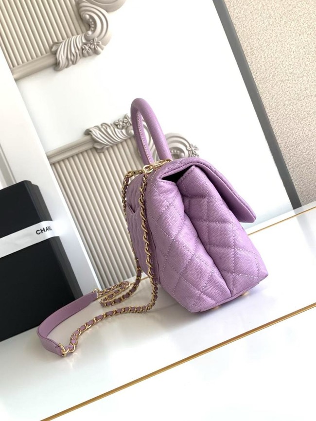 Chanel FLAP BAG WITH TOP HANDLE 92990-14