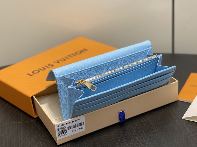 Louis Vuitton Sarah Wallet M27664 blue Louis Vuitton Sarah Wallet M27664 blue