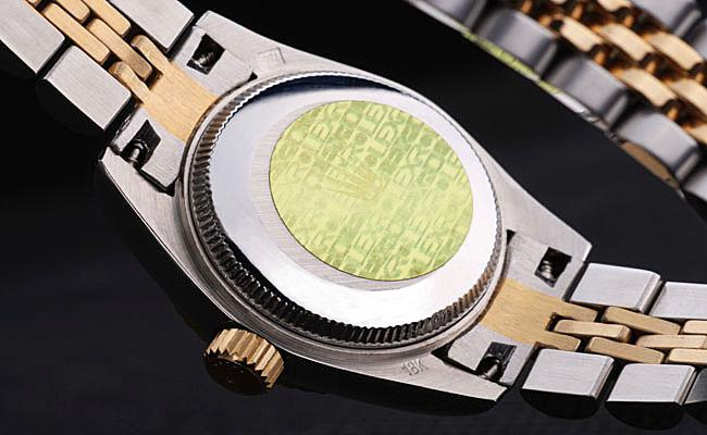 Rolex Datejust Golden White 25mm Women Watch-RD3833 Rolex Datejust Golden White 25mm Women Watch-RD3833